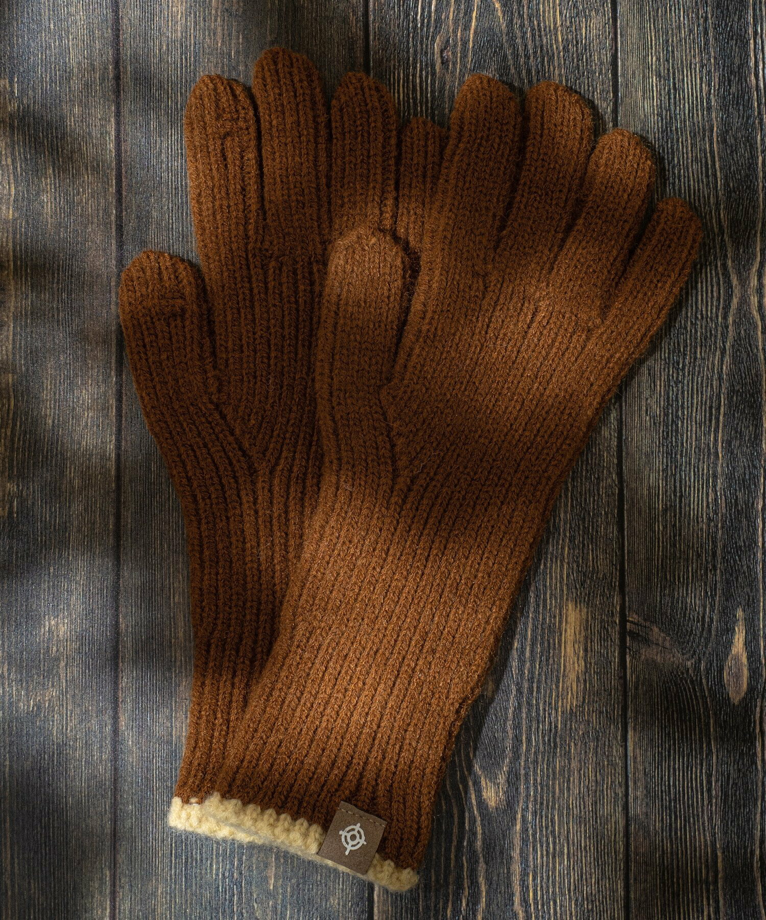 カラー ニット手袋